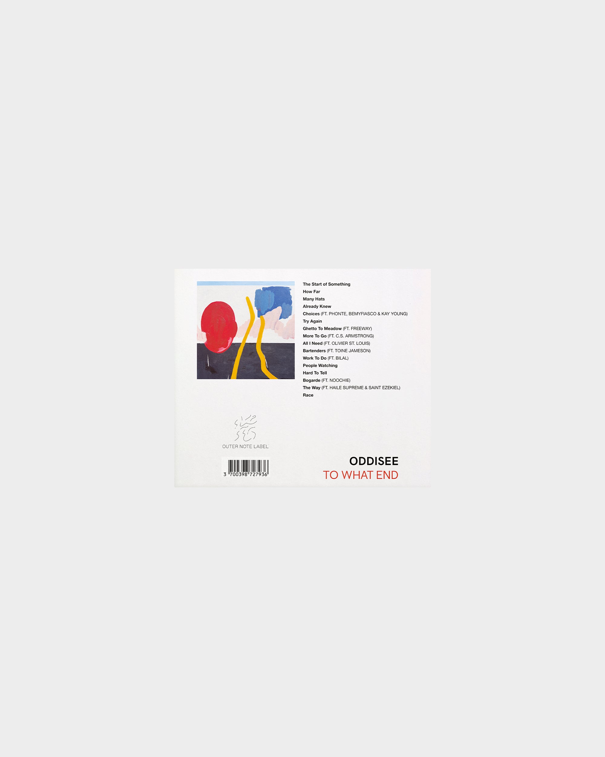 TO WHAT END (CD)