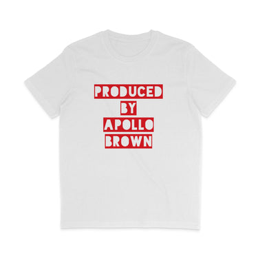 Produced by Apollo Brown T-Shirt (white)